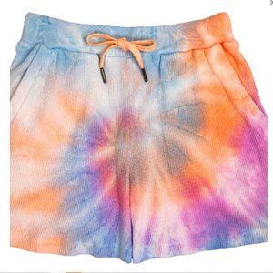 SIMPLY SOUTHERN SWIRL TIE DYE WAFFLE SHORTS
